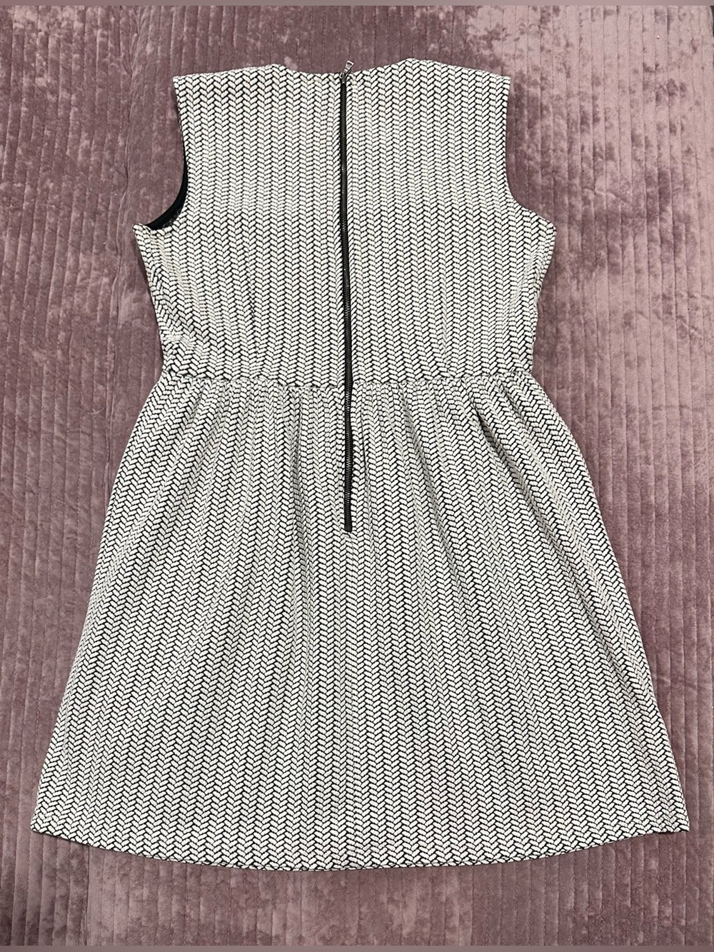 LOFT Fall Textured Sweater - ish Capsule Wardrobe Chevron Dress - Picture 2 of 8